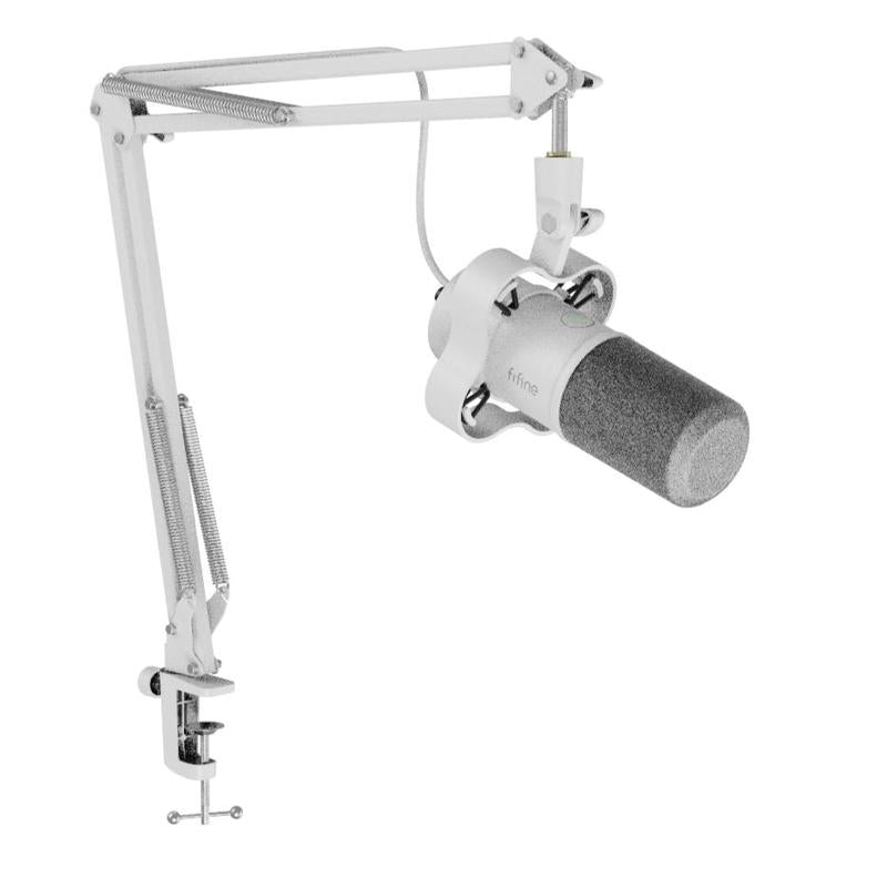 FIFINE K688NEO USB/XLR Dynamic Podcast Microphone – Pro Mic Kit with Adjustable Boom Arm, Mute & Monitor for Streaming, Gaming, Vocal & Music Recording Audio, for PC Smartphone Mixer