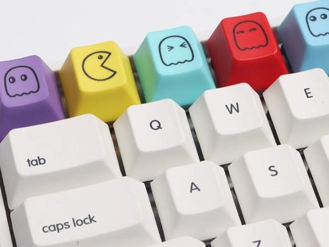 MINI 5-Piece Pac-Man T1 Keycap for Mechanical Keyboard for Him Gift from Wife