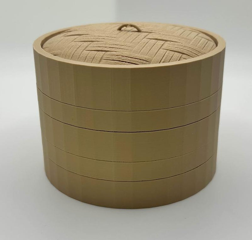 Bamboo Dimsum Steamer Artisan Keycap Tray