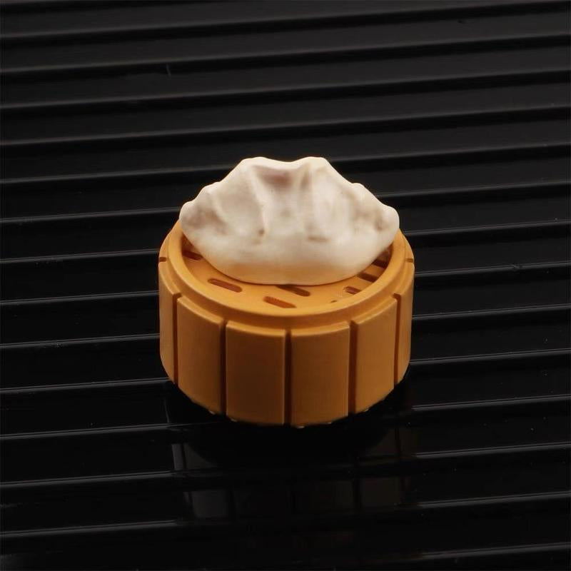 MINI 1 Piece Cute Bao/Dumpling Artisan Keycaps for Mechanical Keyboard for Him Gift from Wife