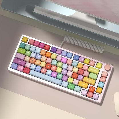 Kbdiy Gummy Bears KOA Profile Keycaps Set(Only KEYCAPS) 139 Keys Cute Art Kawaii Keycaps for Cherry Gateron MX Switches Mechanical Keyboards