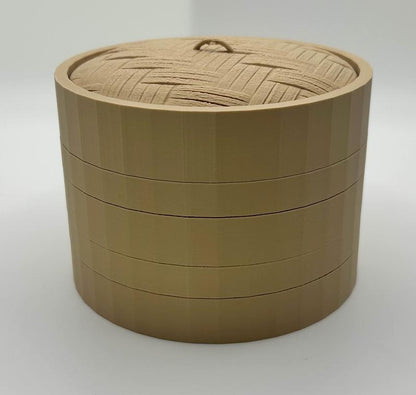 Bamboo Dimsum Steamer Artisan Keycap Tray