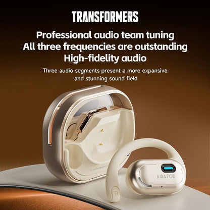 Transformers TF-T15 Earbuds Wireless Headphones Bluetooth Earbuds Audifonos Bluetooth OWS Wireless Bluetooth 5.4 Earbuds High-Fidelity Robust Bass Sound Headphones Ultra-Comfort Ergonomic Ear-Hanging Electronic Headsets