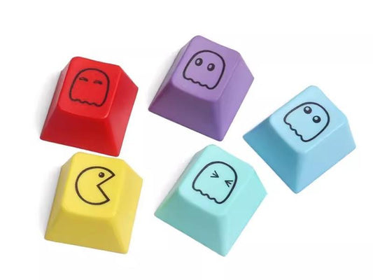 MINI 5-Piece Pac-Man T1 Keycap for Mechanical Keyboard for Him Gift from Wife