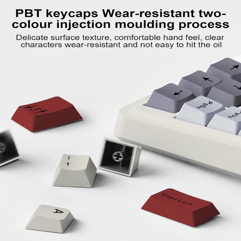 Aula F75 Keys Keyboard, Hot Swappable Custom Mechanical Gaming Keyboard, Tri-Mode Bt5.0/2.4Ghz/Usb-C Creamy Keyboard with RGB Backlit PBT Keycap Functional Knob for Win Mac PC Gamer Halloween Gift
