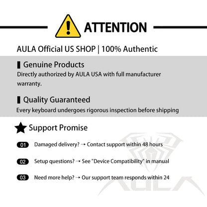 AULA F87 Wireless Keyboard, Halloween Gift,Mechanical Keyboard Hot Swappable Custom Keyboard, 2.4Ghz/Type-C/Bluetooth Gaming Keyboards, Gasket Structure Linear Greywood Switches RGB Backlit Keyboard for Wins/Pc/Mac