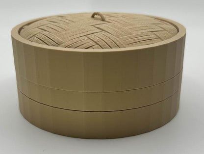 Bamboo Dimsum Steamer Artisan Keycap Tray