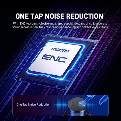 MAONO DGM20 USB Plug Gaming and Streaming RGB Tiktok Audio Microphone Gear with Muted Mic, Noise Reduction for Use with Pcs, and Android Smartphones.